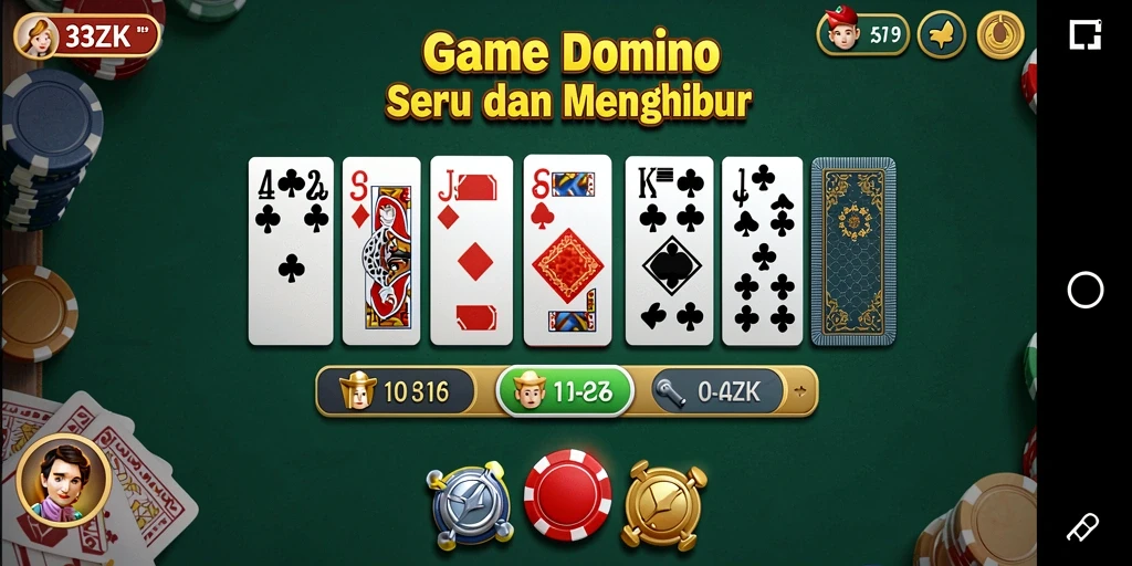 Tampilan gameplay seru dari 33ZK dengan grafis menawan.