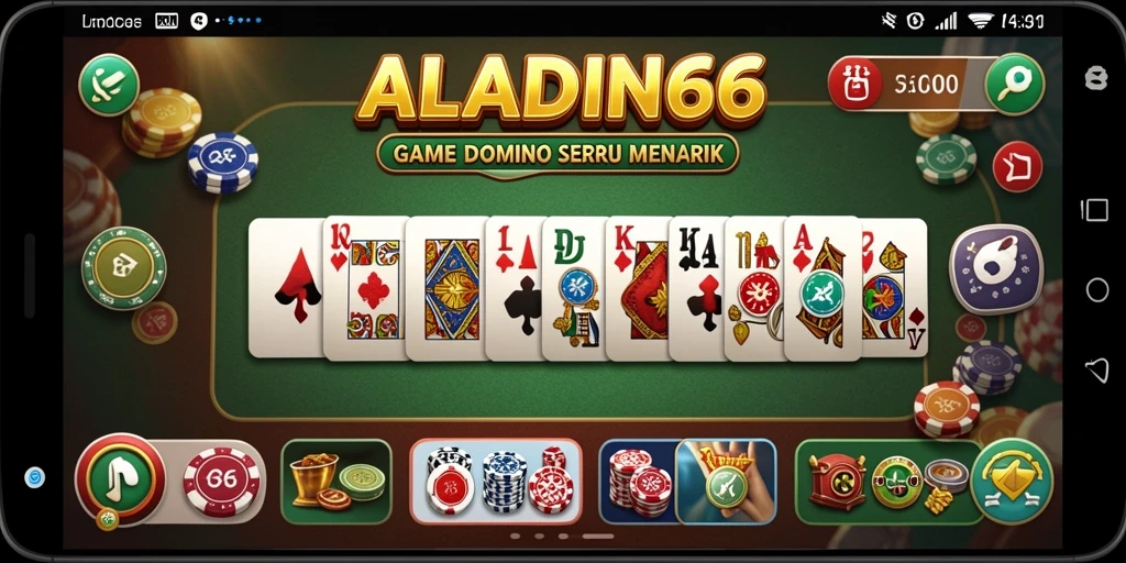 Tampilan gameplay menarik dari ALADIN66 dalam aksi Domino.