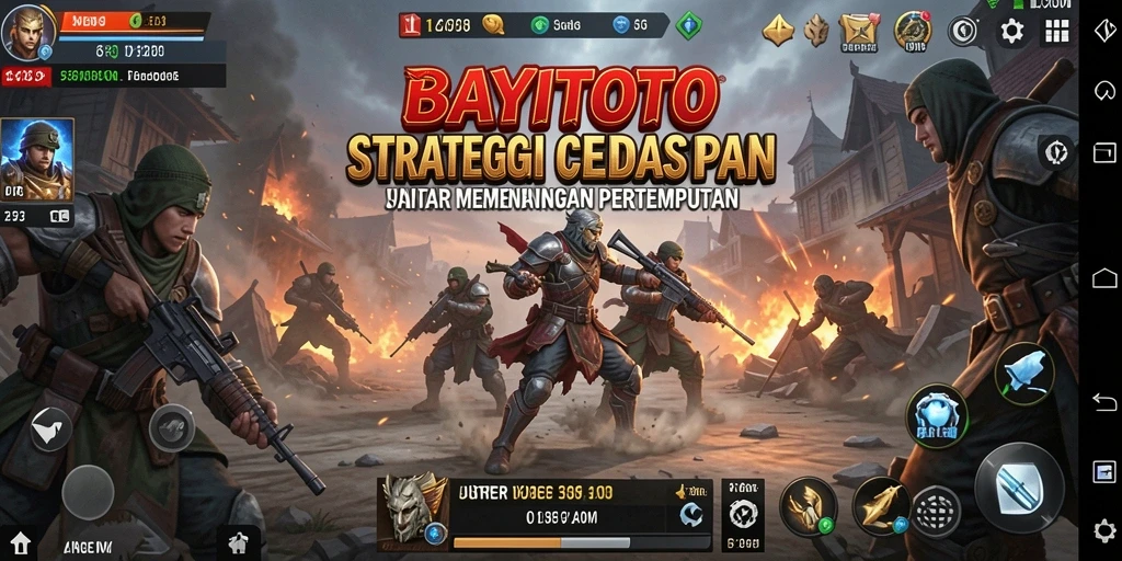 Tangkapan layar menunjukkan aksi strategis dalam gameplay BAYITOTO.