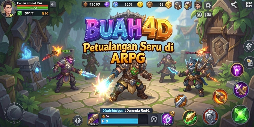 Tampilan gameplay ARPG yang seru dan menantang di BUAH4D.
