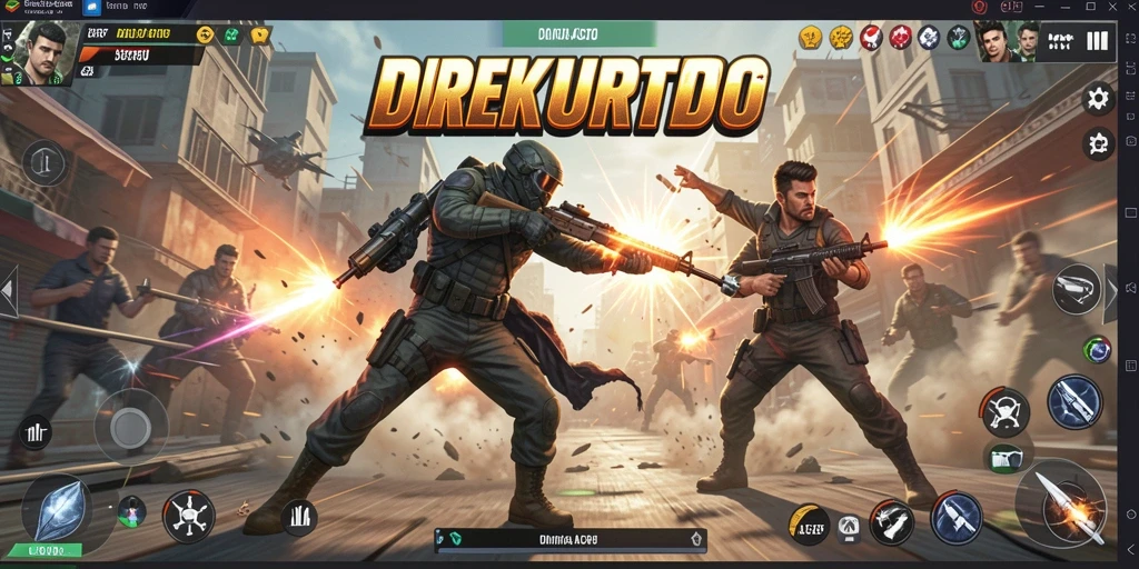 Screenshot game ACTION yang menampilkan aksi menegangkan di DIREKTURTOTO.