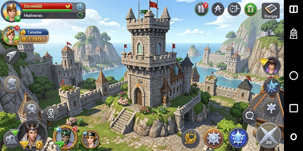 Tampilan gameplay DOREMI88 yang mendebarkan dalam Tower Defense.