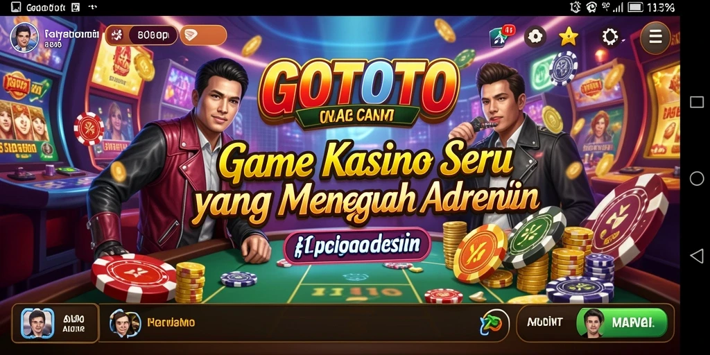 Tampilan gameplay Kasino yang mendebarkan dan mengasyikkan.