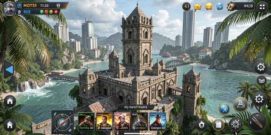 Tampilan screenshot HOT51 yang menunjukkan strategi Tower Defense yang mendebarkan.