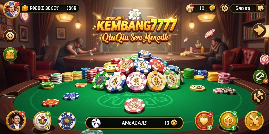 Tampilan gameplay QiuQiu KEMBANG777 yang seru dan menarik.