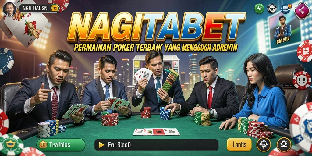 Gameplay seru dan menarik dalam permainan Poker NAGITABET.