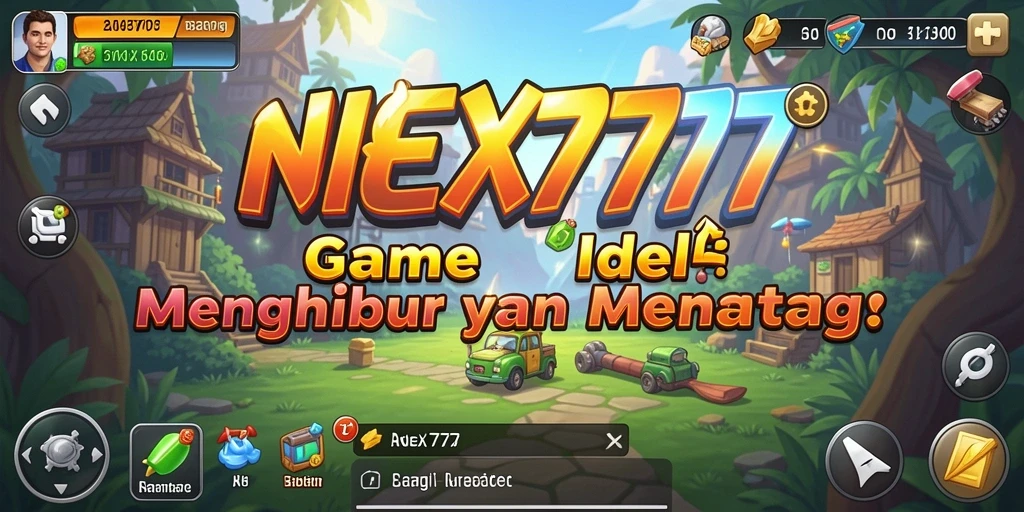 Tangkapan layar gameplay NEX777 yang menunjukkan aksi Idle yang seru.