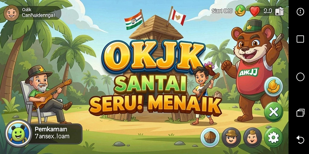 Gameplay OKJK yang menarik dengan tantangan seru.