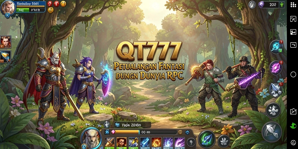 Tampilan menarik dari gameplay <strong>QT777</strong> dengan karakter dan lingkungan RPG.