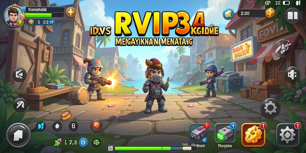 Tampilan gameplay RVIP3 yang menawan dan menarik dalam genre Idle.