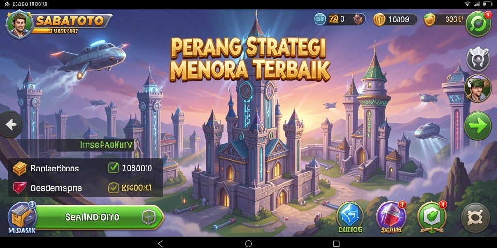 Screenshot menampilkan aksi seru dalam permainan Tower Defense.