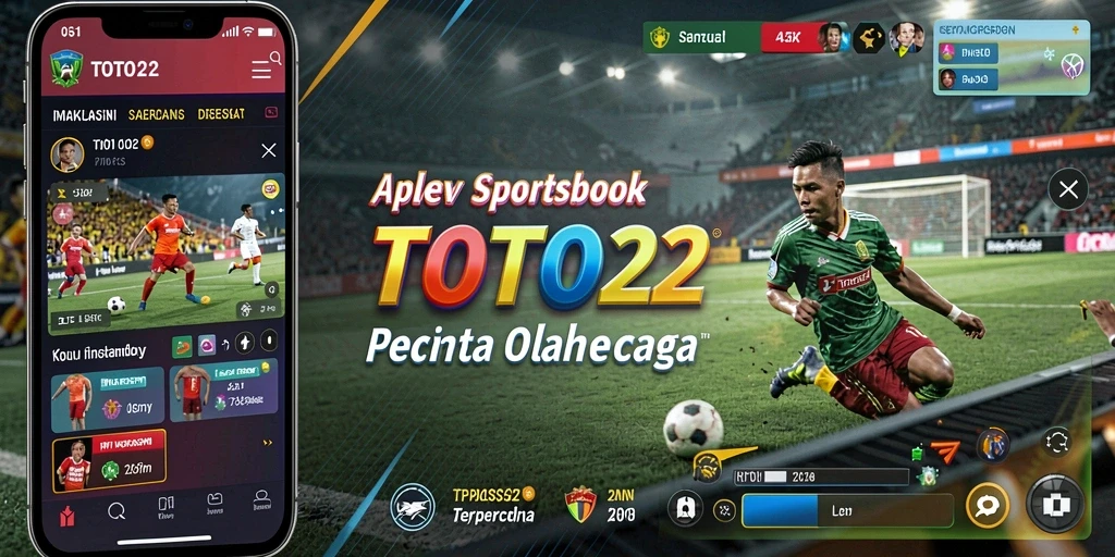 Screenshot TOTO22 yang menunjukkan antarmuka taruhan olahraga.
