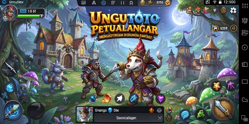 Gameplay seru dari UNGUTOTO dalam dunia petualangan.