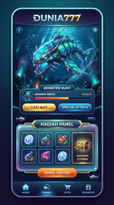 Screenshot fitur pencarian canggih di dunia777.